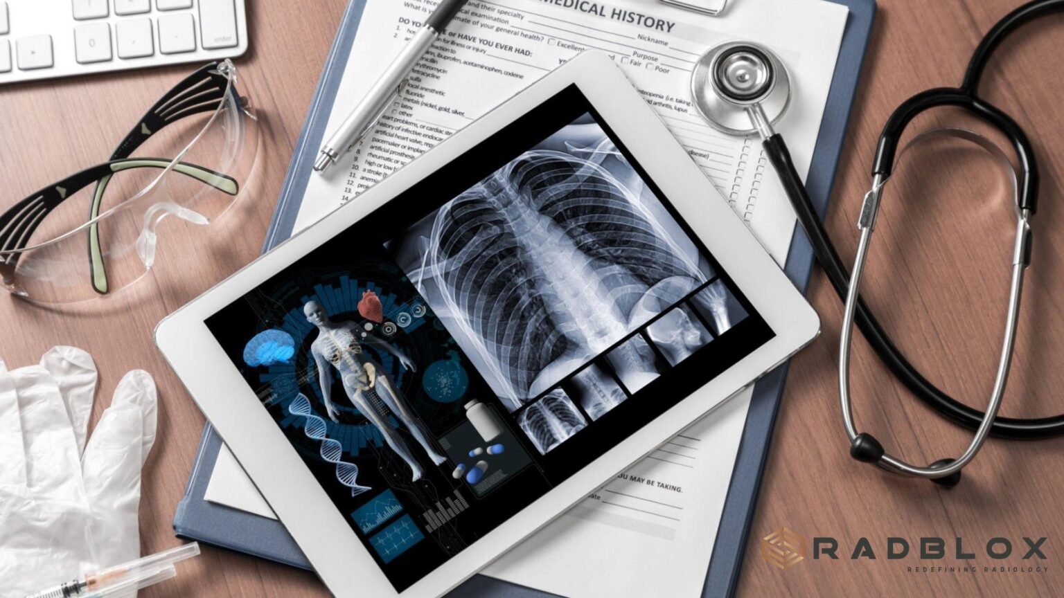 Blog banner highlighting radiology services and technology