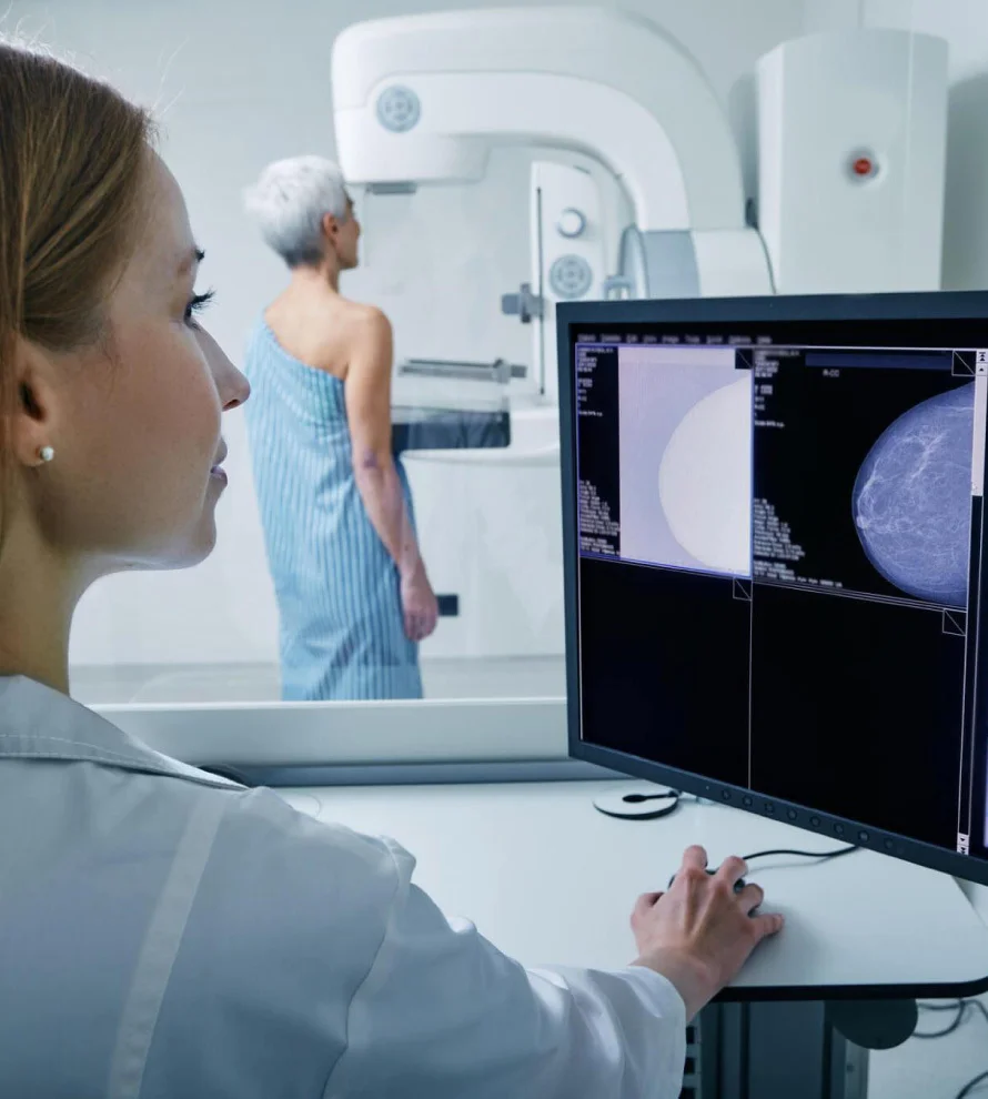 Gallery showcasing breast radiology imaging services