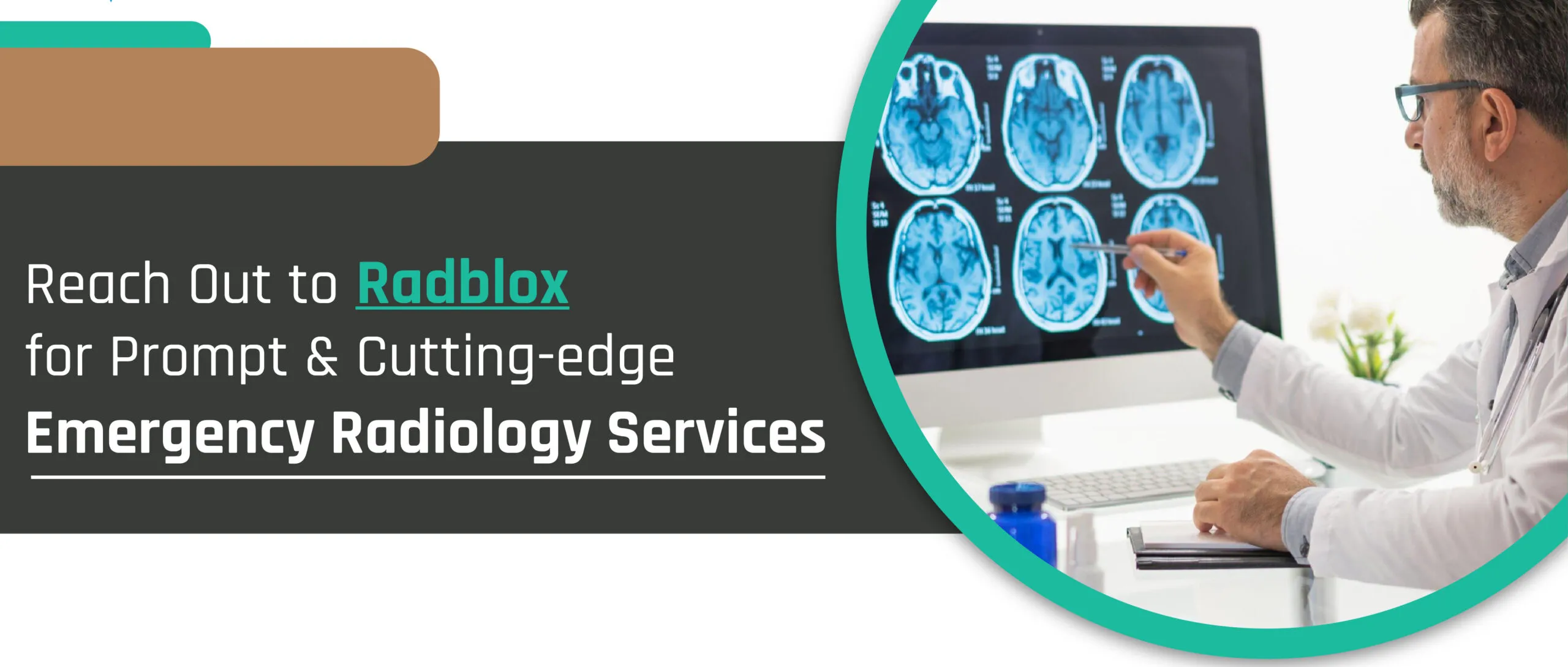 Blog banner highlighting radiology services and technology