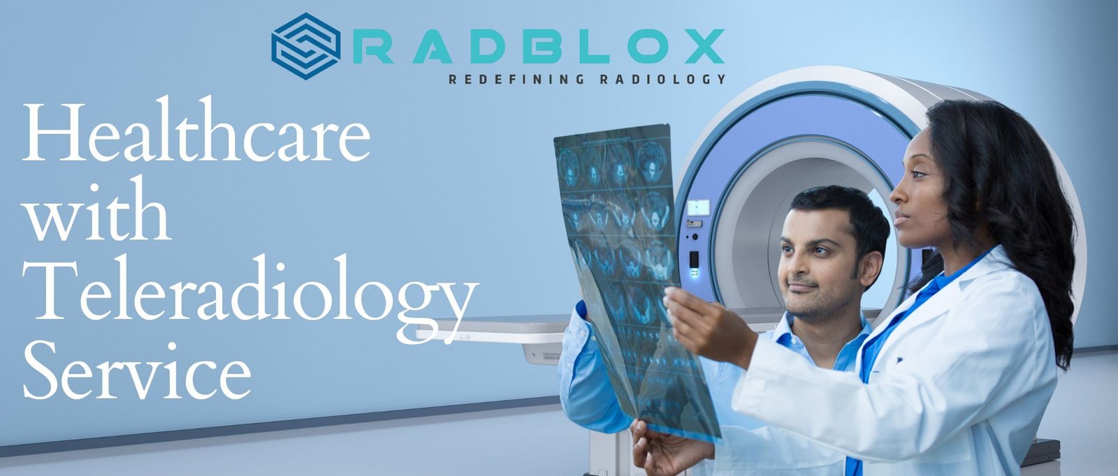 Blog banner highlighting radiology services and technology