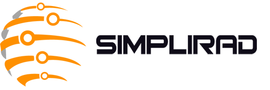 Logo of Simplirad, a client providing radiology software solutions